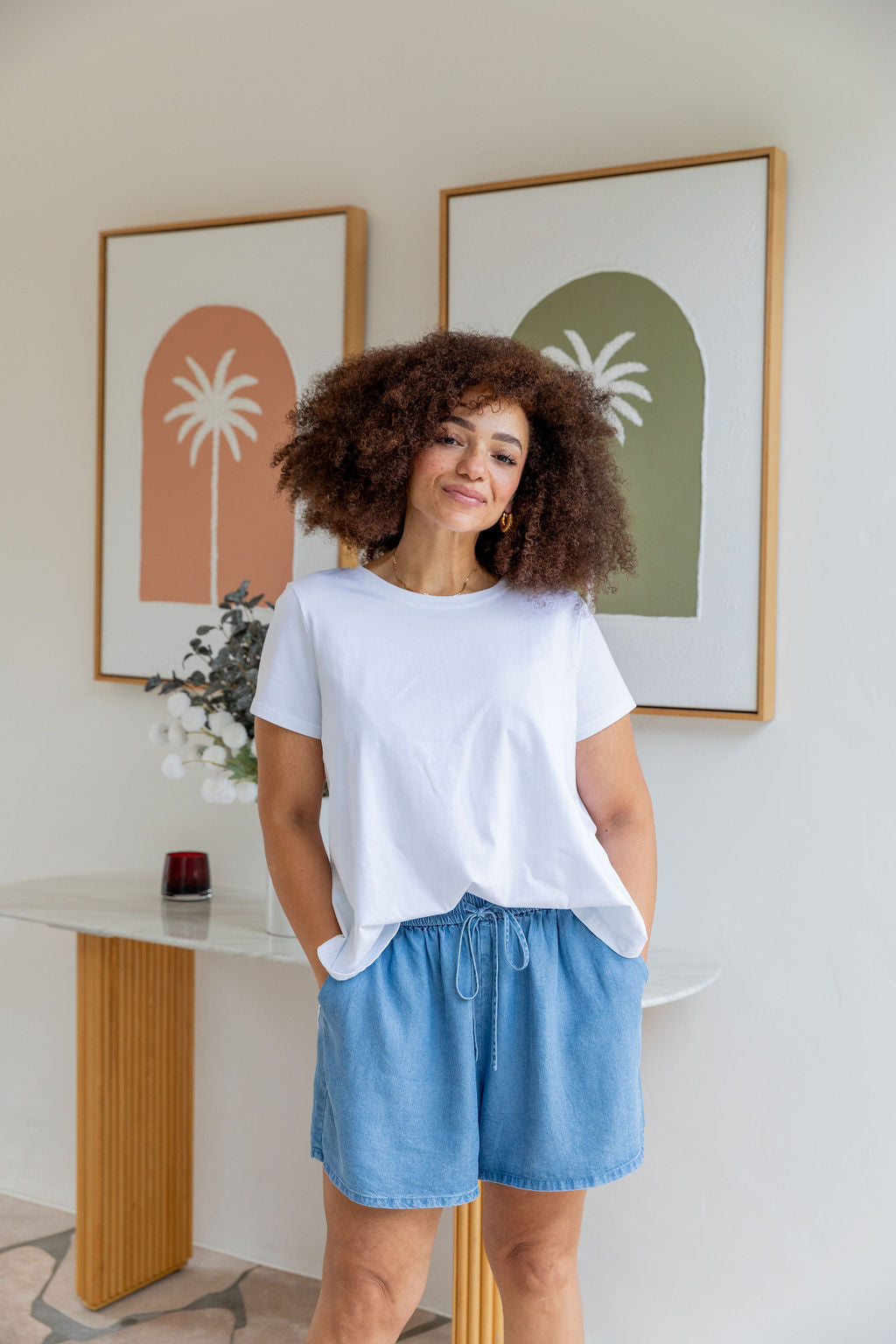 Stace Short in Dark Blue