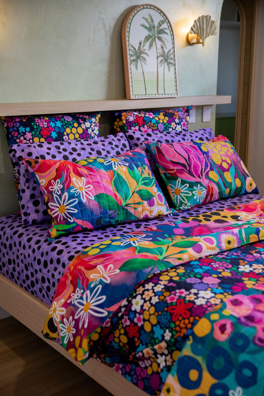 Quilted Coverlet Set in Matilda by Kasey Rainbow