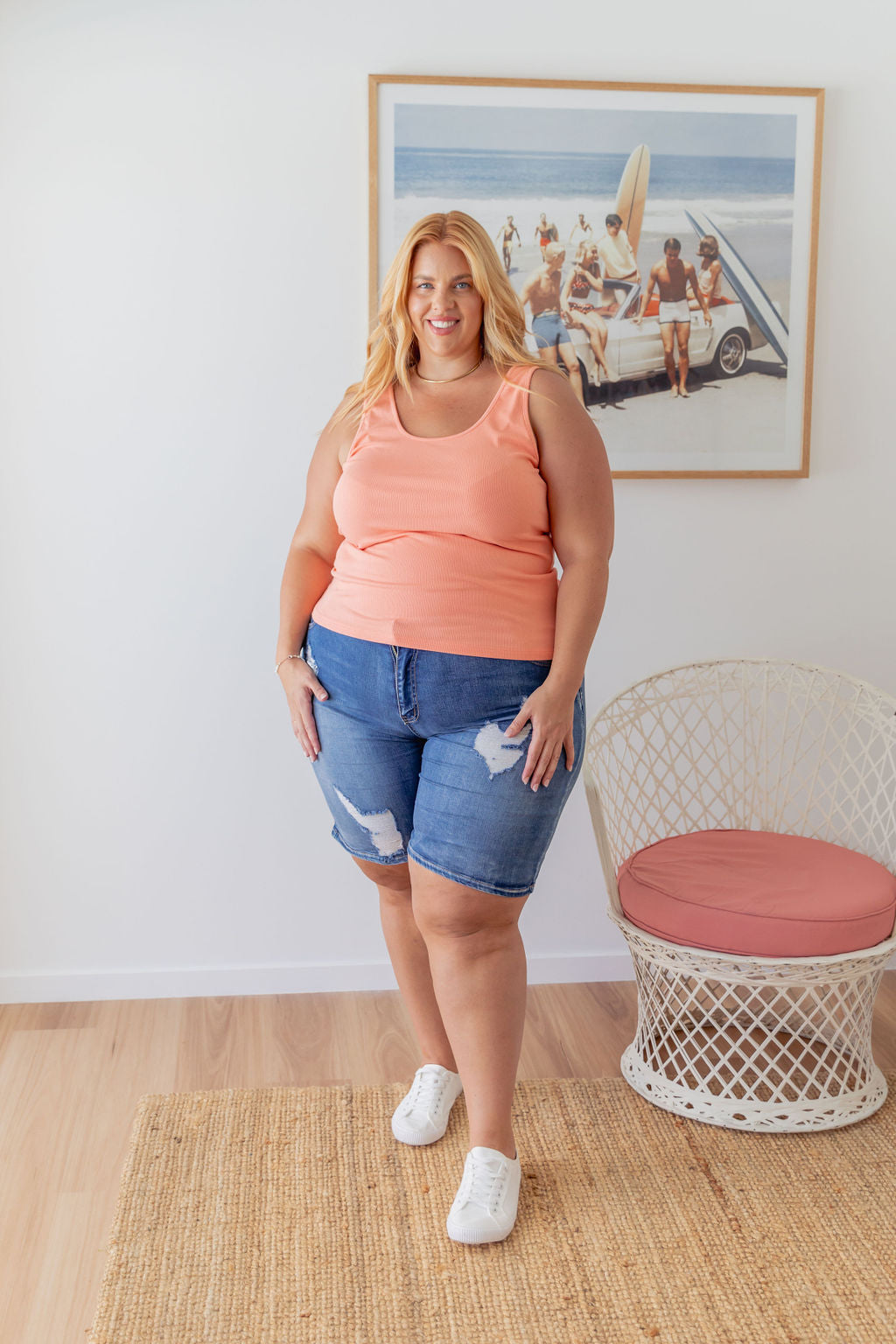 Billi Tank in Apricot