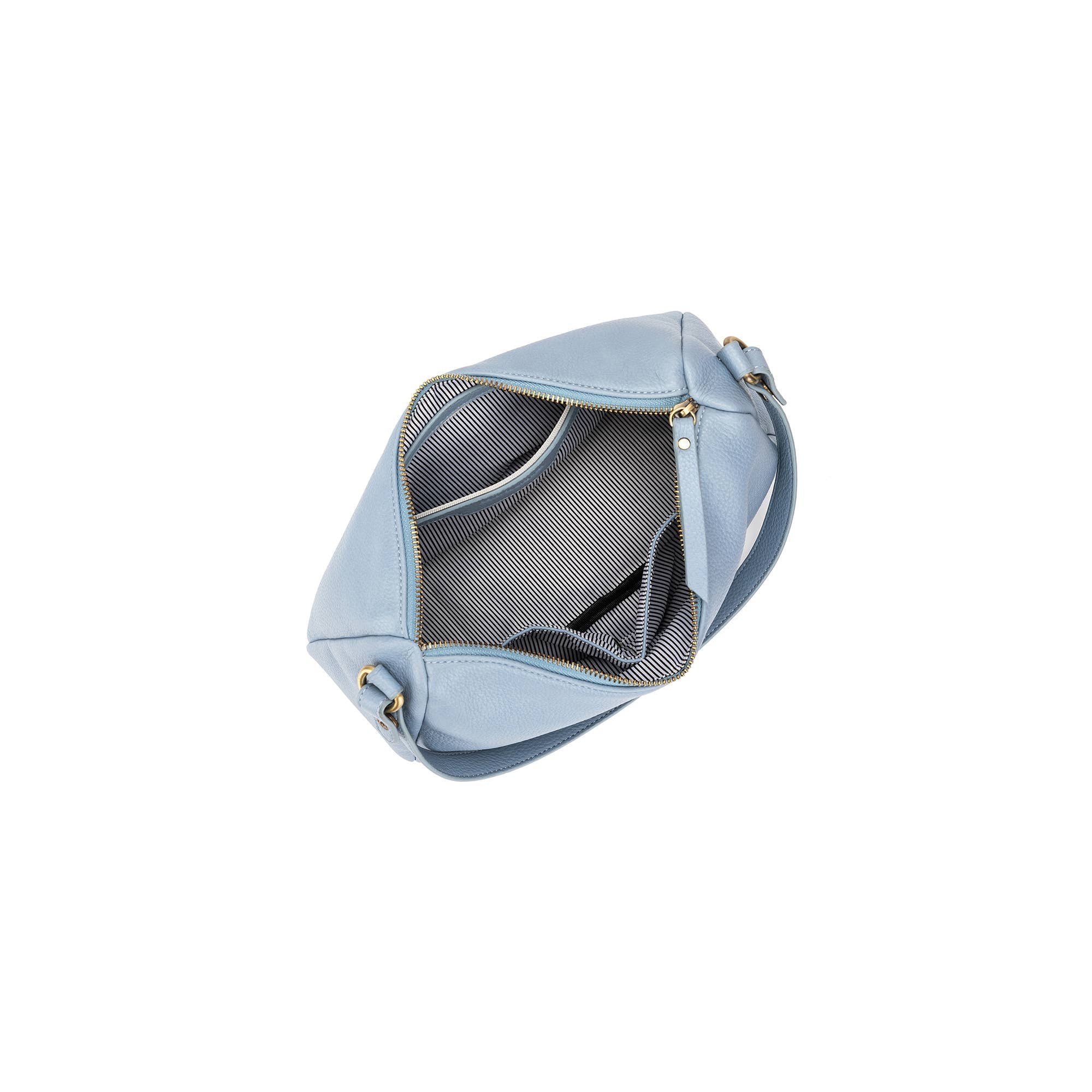 Claudette Denim Blue Shoulder Crossbody Bag by Black Caviar