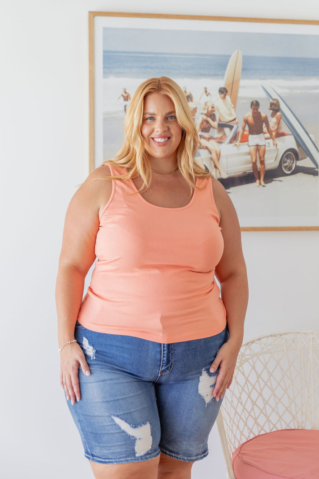 Billi Tank in Apricot