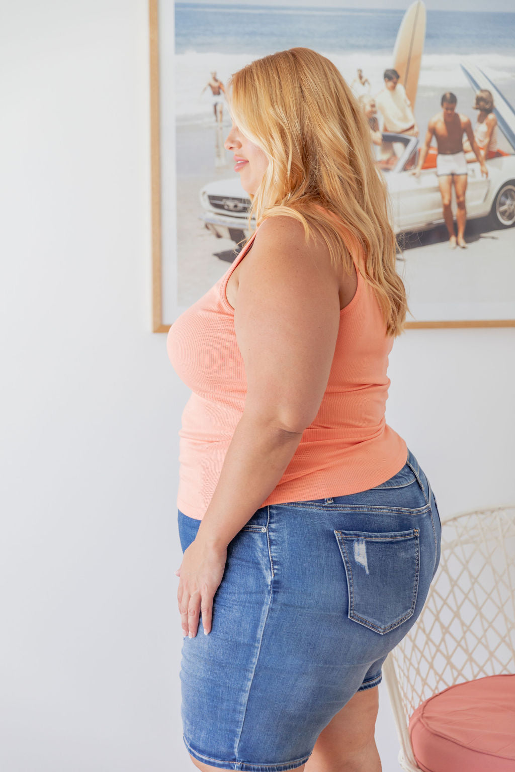 Billi Tank in Apricot