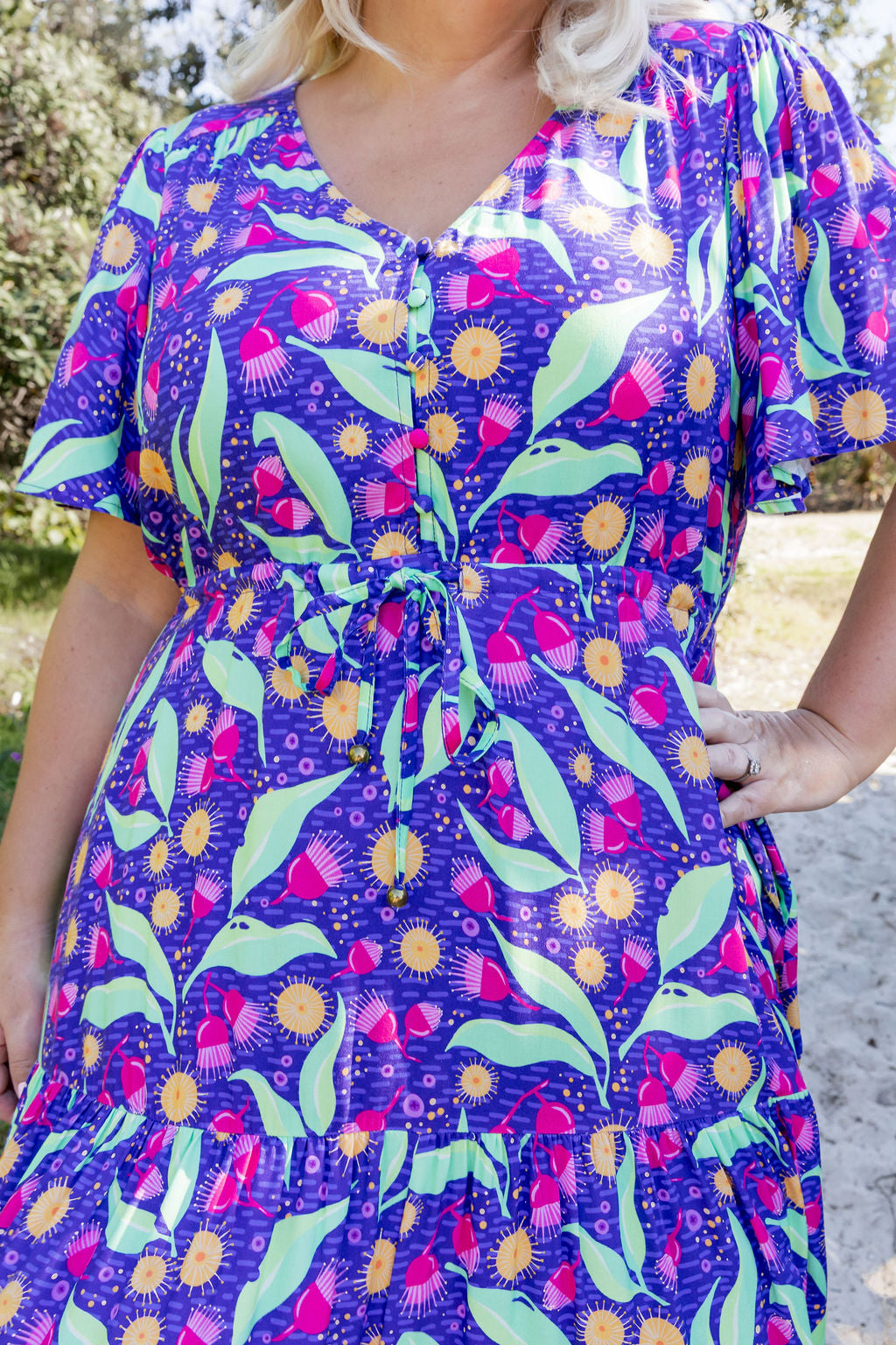 Bonnie Maxi Dress in Gumnuts