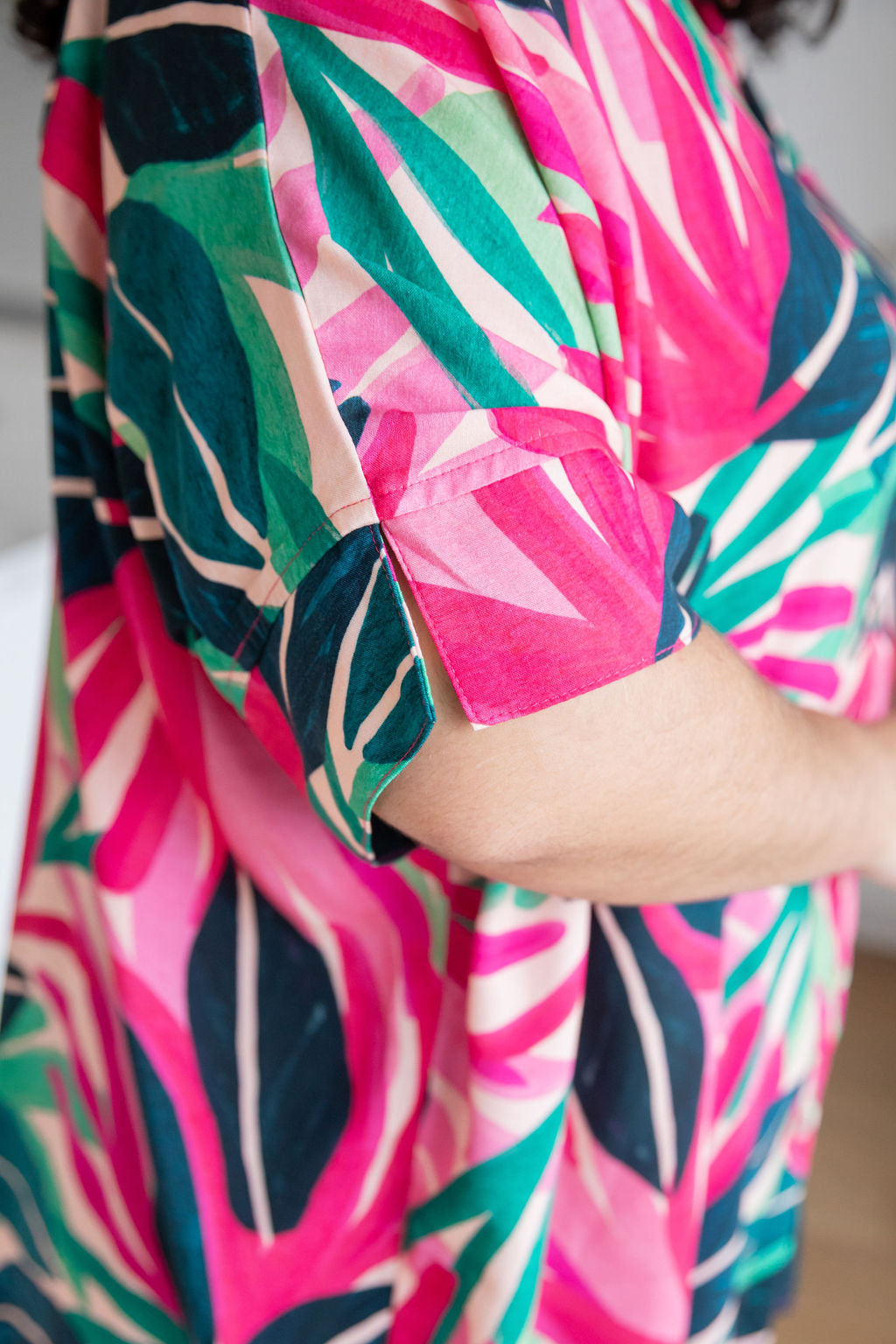 Tammin Shirt in Jungle Pink