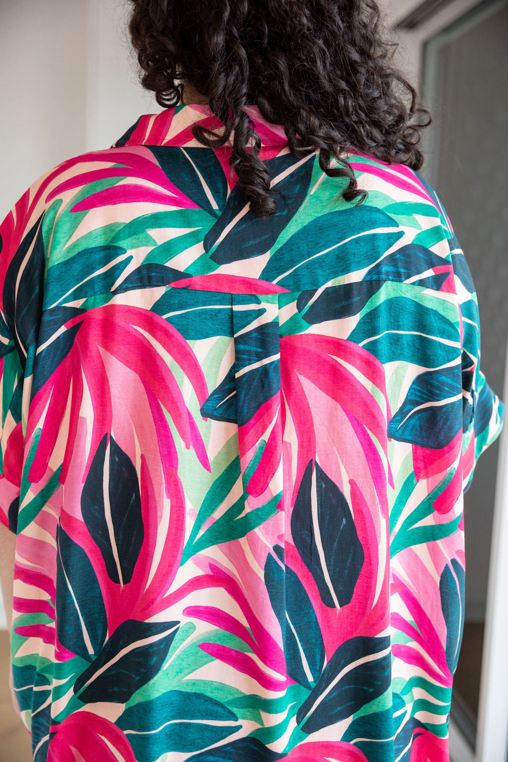 Tammin Shirt in Jungle Pink