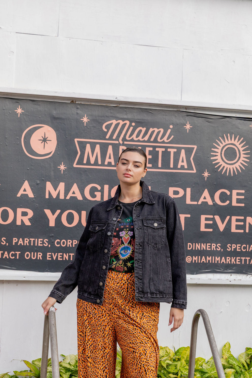 Hayden Boyfriend Denim Jacket in Black Wash