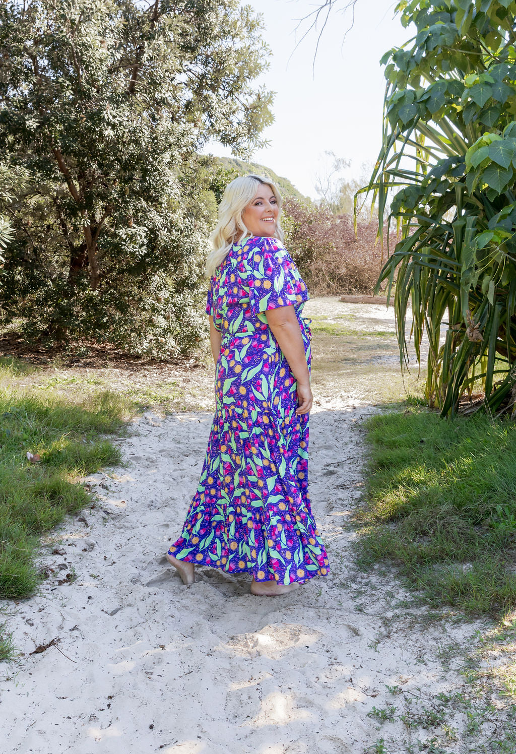 Bonnie Maxi Dress in Gumnuts