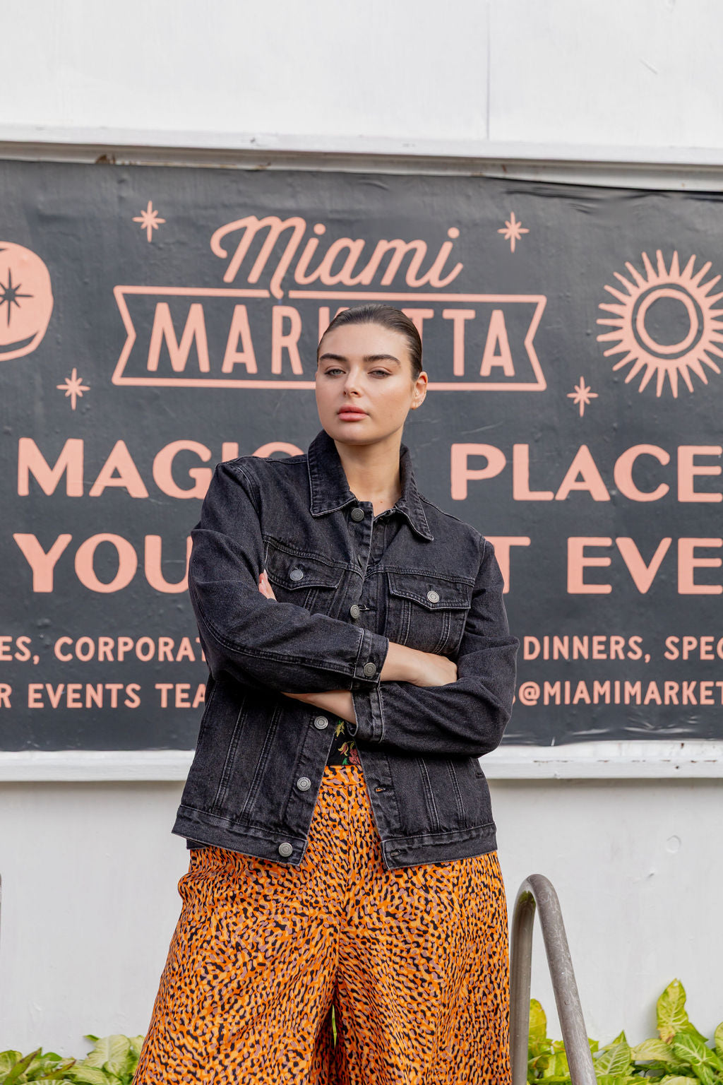 Hayden Boyfriend Denim Jacket in Black Wash