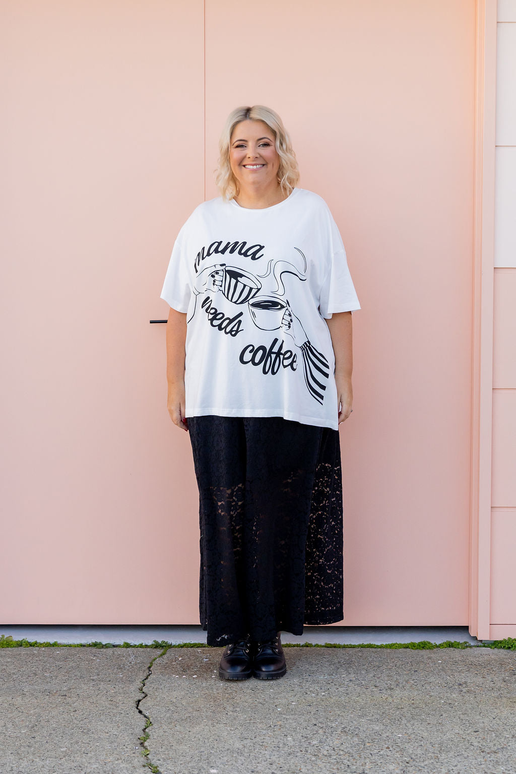 Paris Lace Skirt in Black