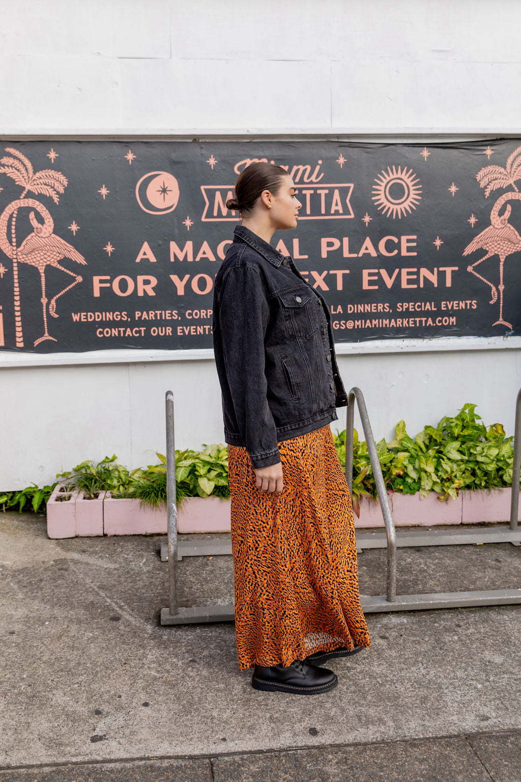 Hayden Boyfriend Denim Jacket in Black Wash