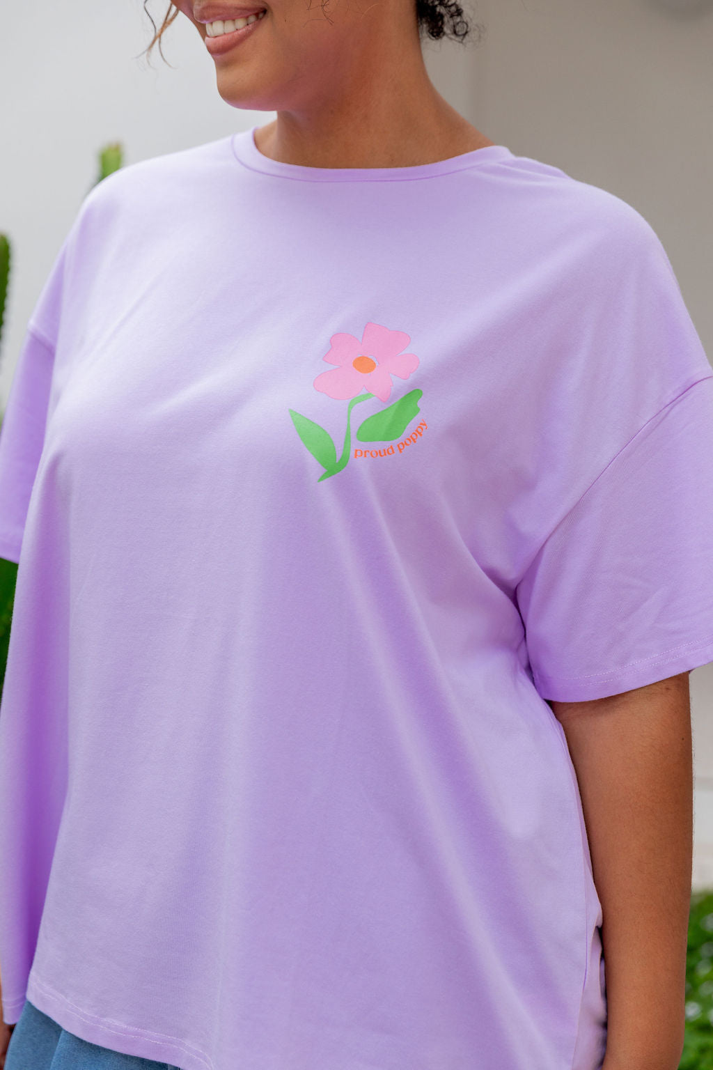 Choose Kindness Tee in Pastel Lilac