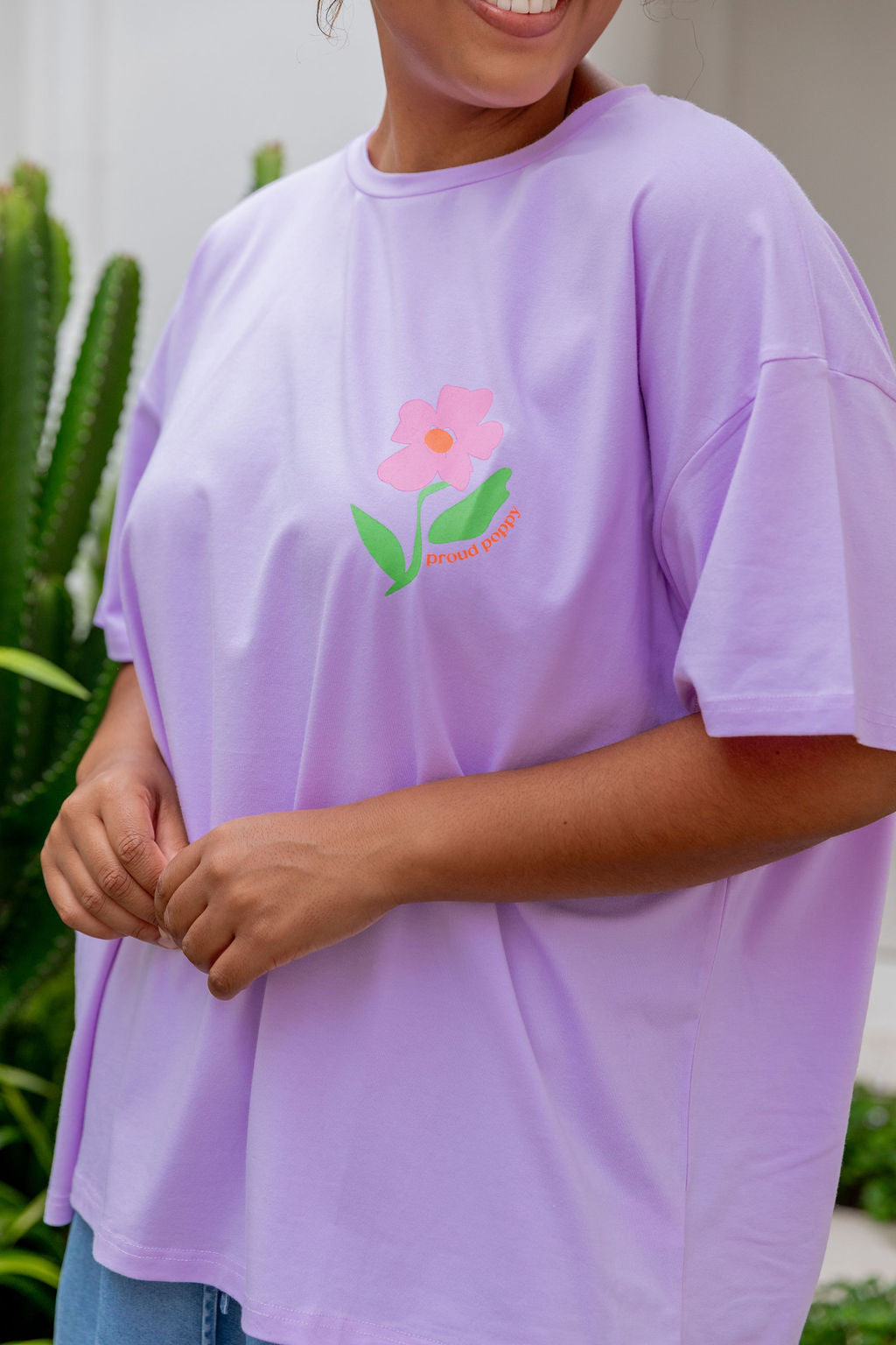 Choose Kindness Tee in Pastel Lilac