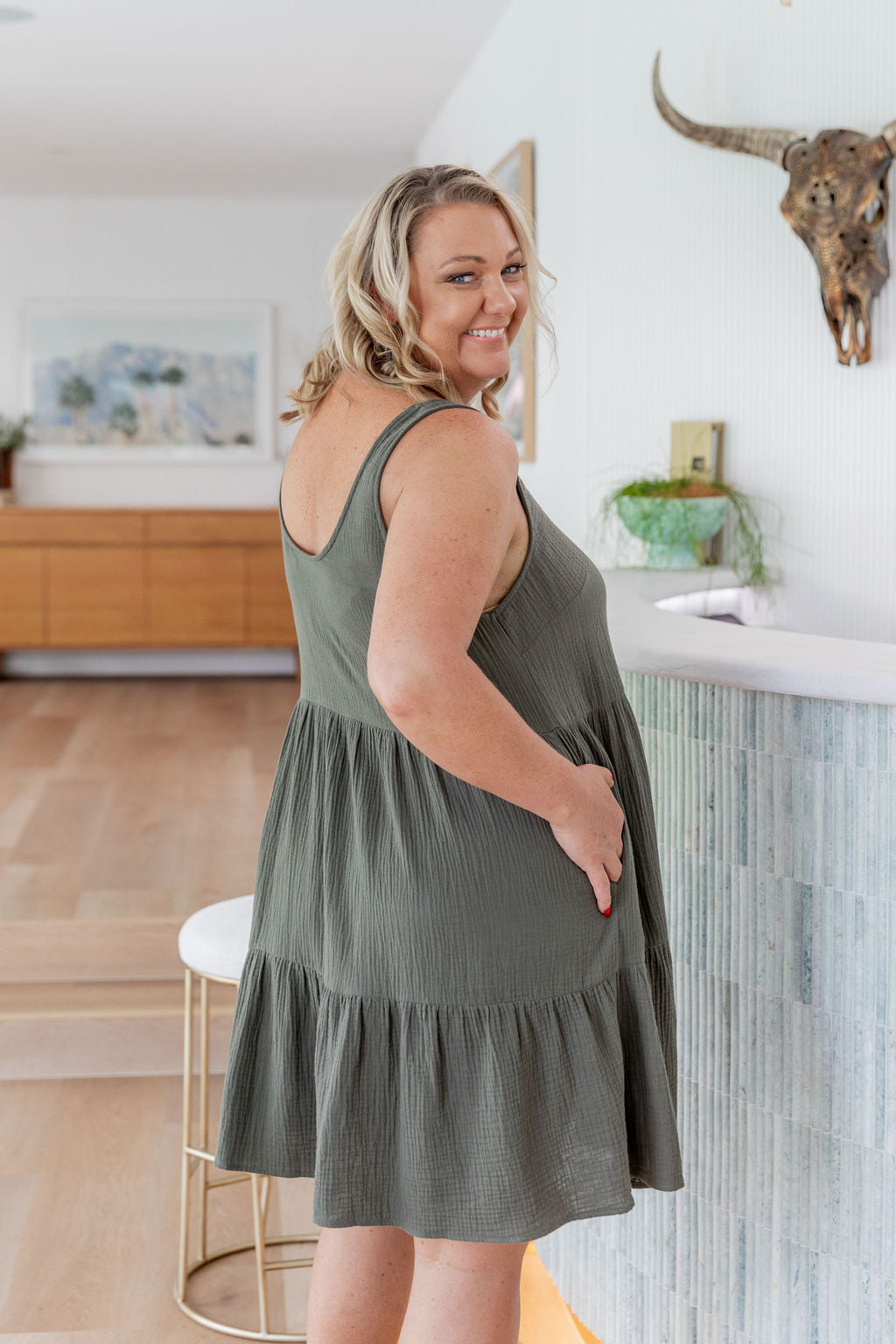 Lover Dress in Khaki