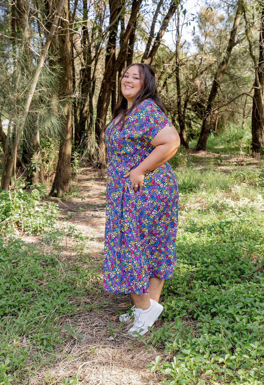 Millie Dress in Ditsy by Kasey Rainbow