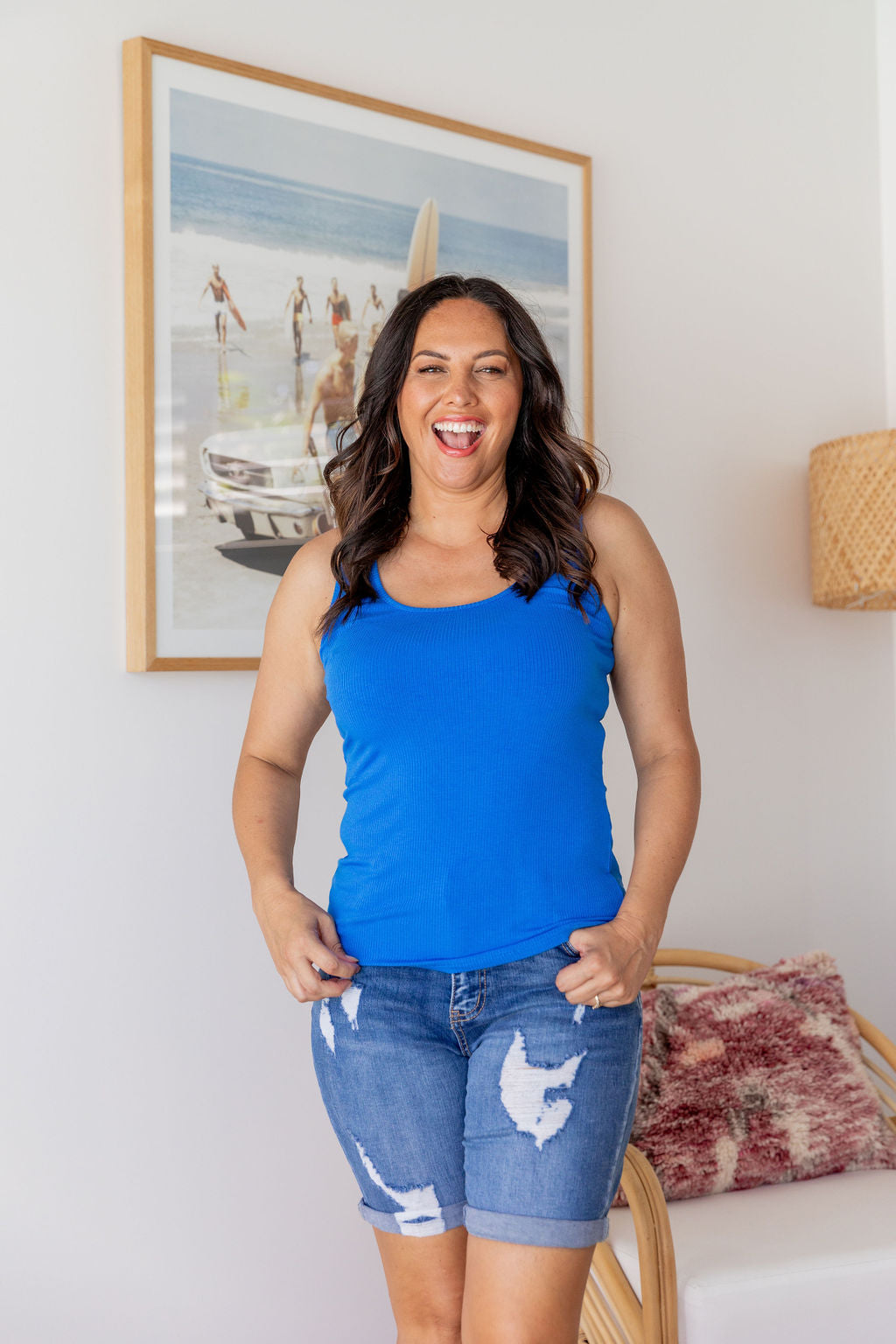 Billi Tank in Cobalt Blue