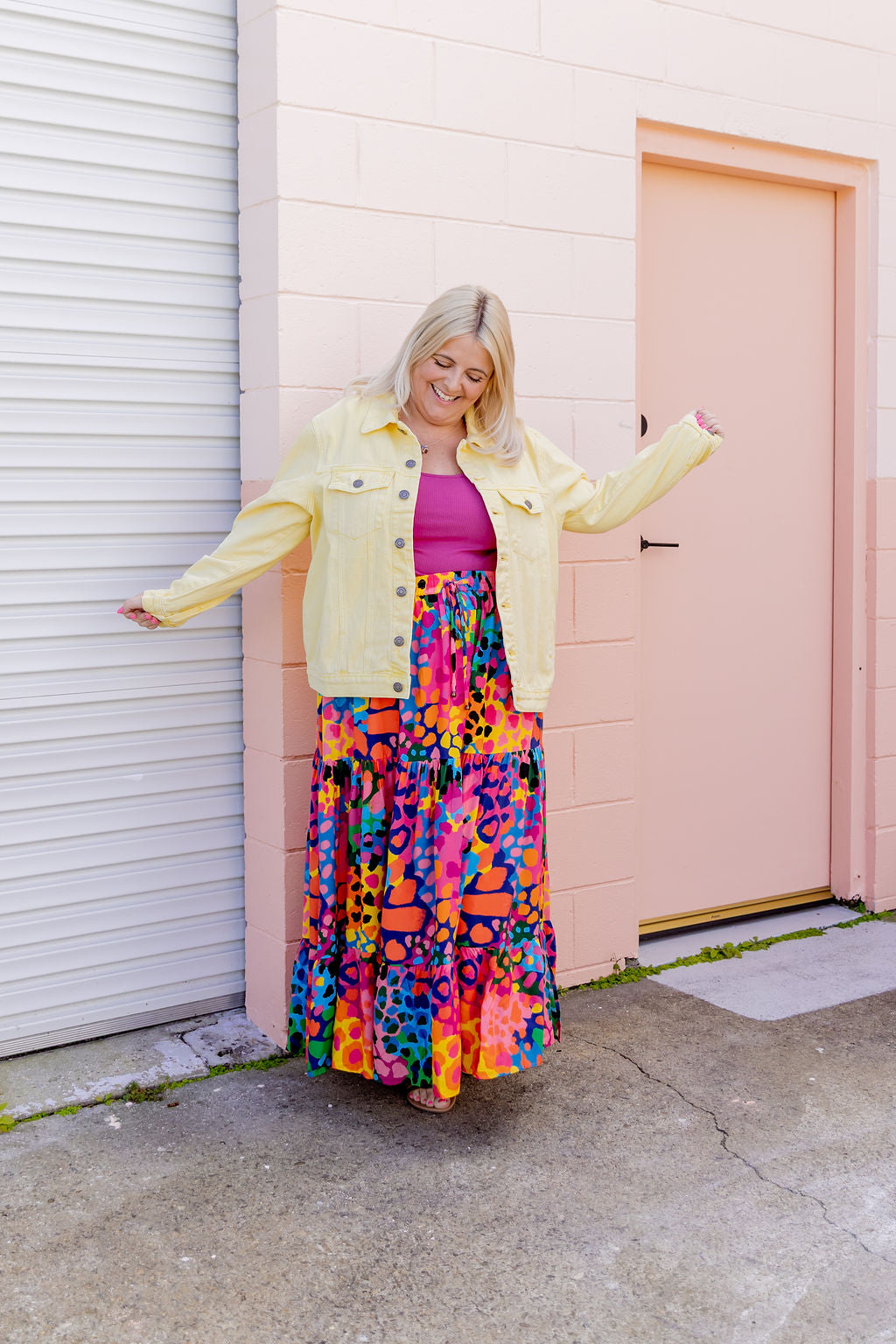 Carrie Maxi Skirt in Alfie by Kasey Rainbow