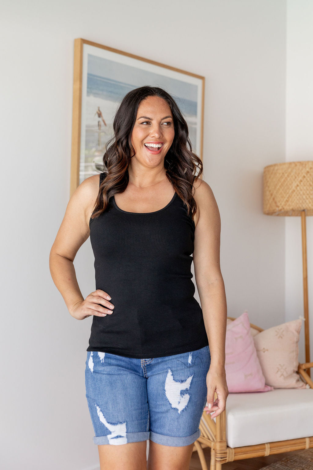 Billi Tank in Black