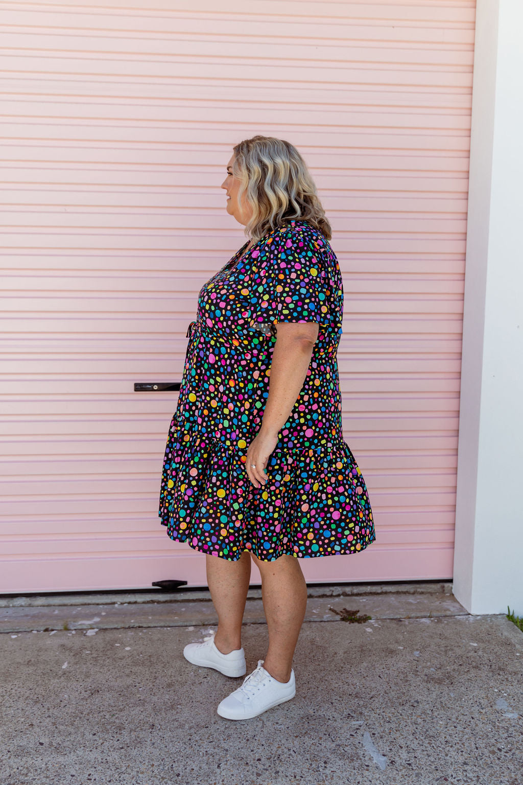 Esmae Dress in Black Pebble by Kasey Rainbow