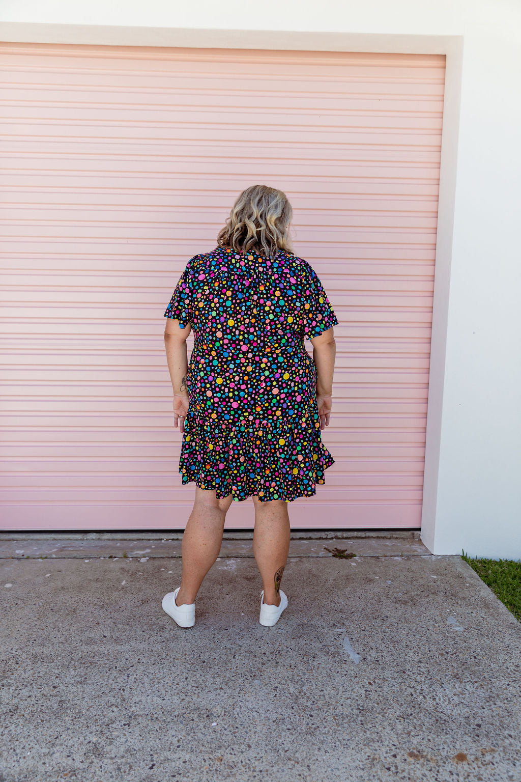 Esmae Dress in Black Pebble by Kasey Rainbow