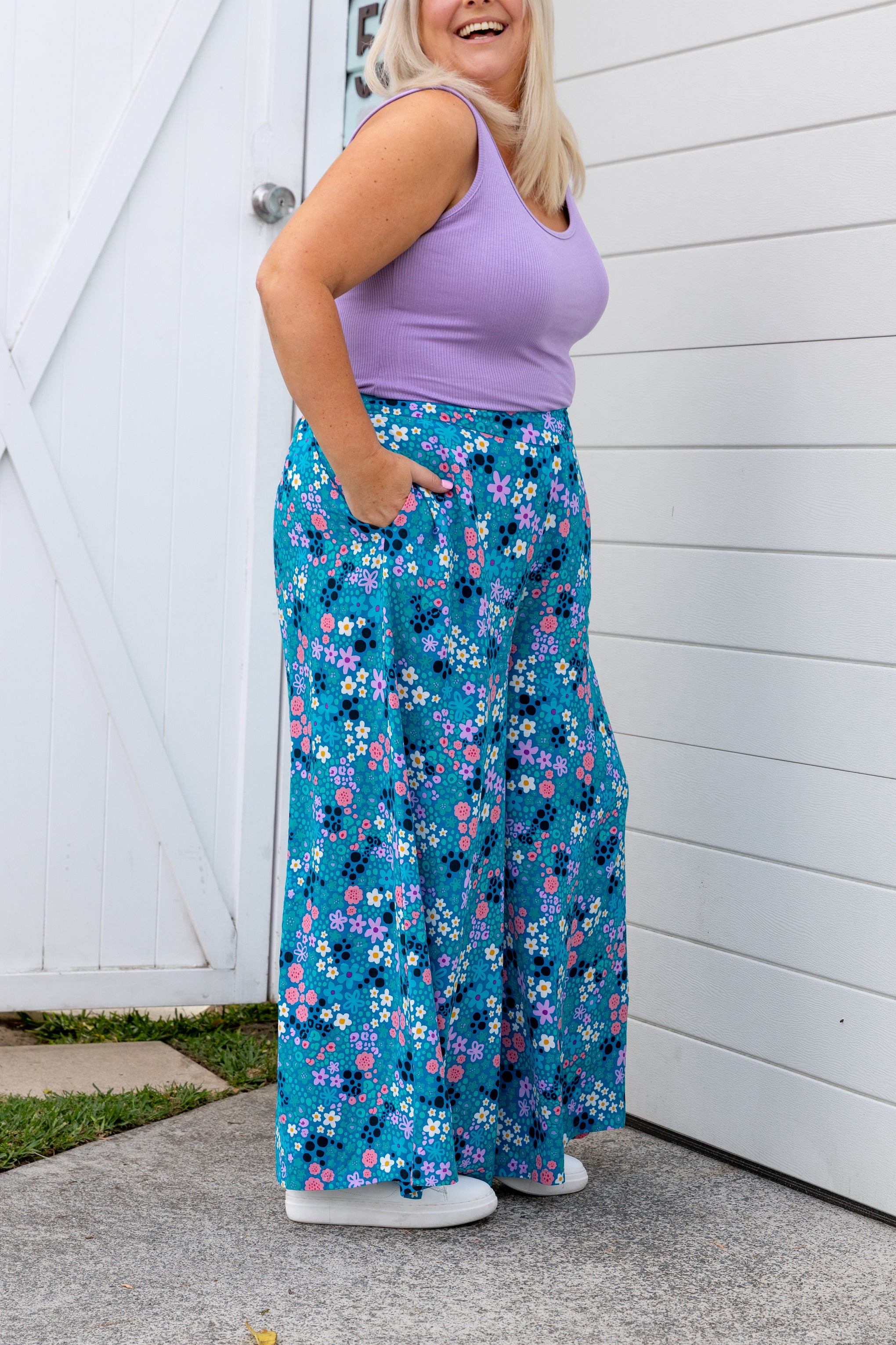 Larsa Pant in Itsy Bitsy by Kasey Rainbow