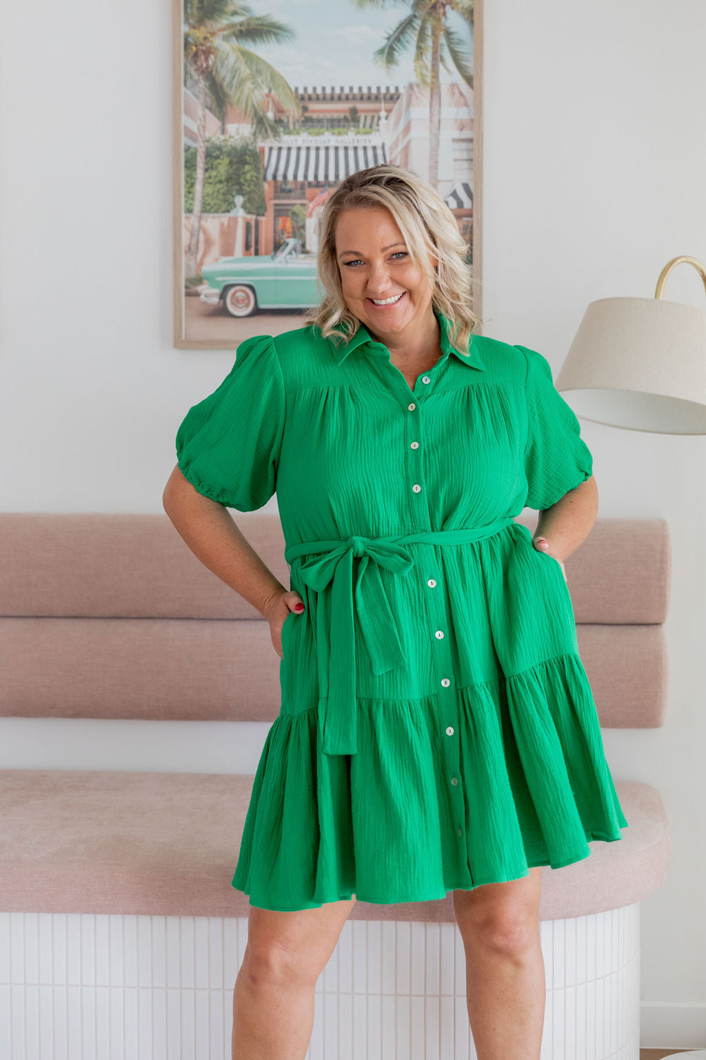 Mali Dress in Green