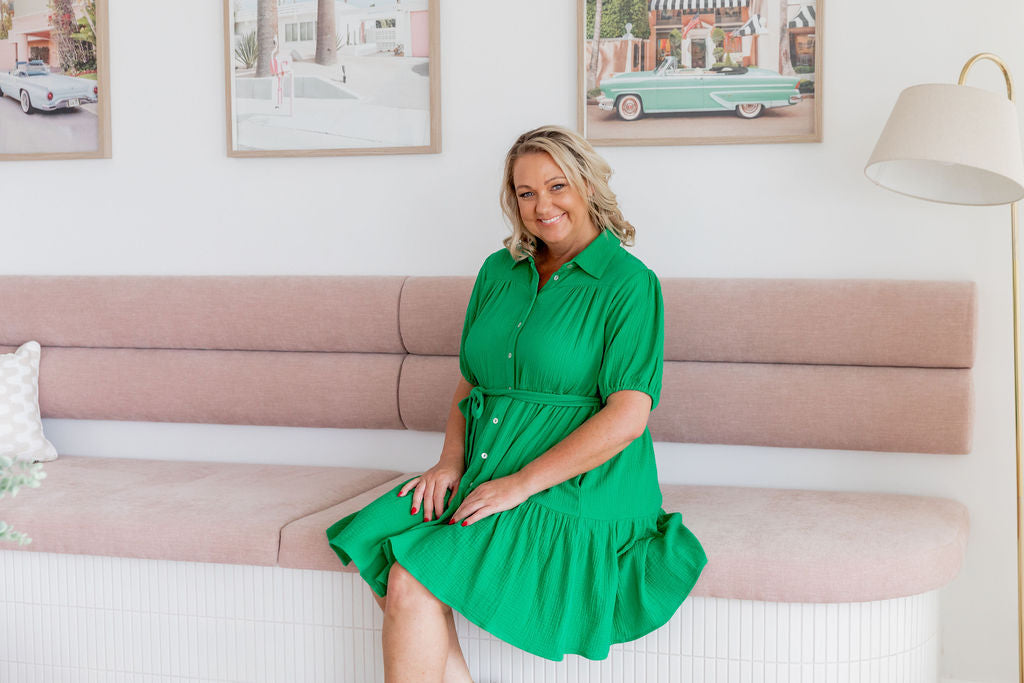 Mali Dress in Green