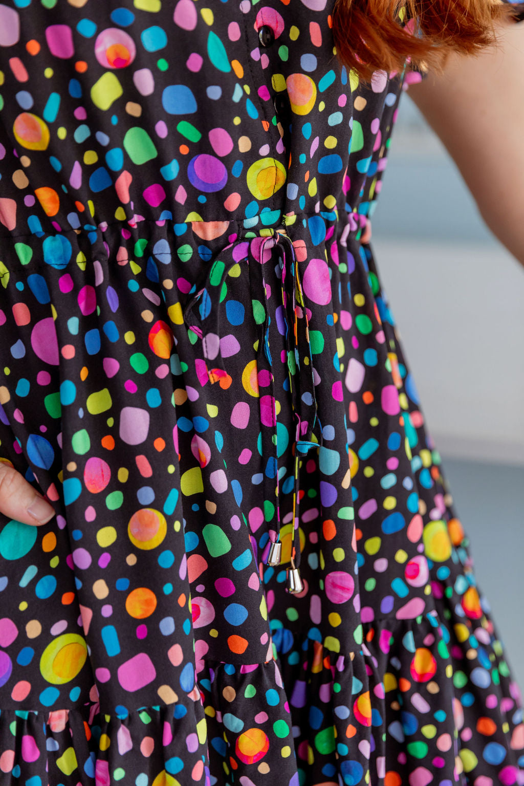 Esmae Dress in Black Pebble by Kasey Rainbow