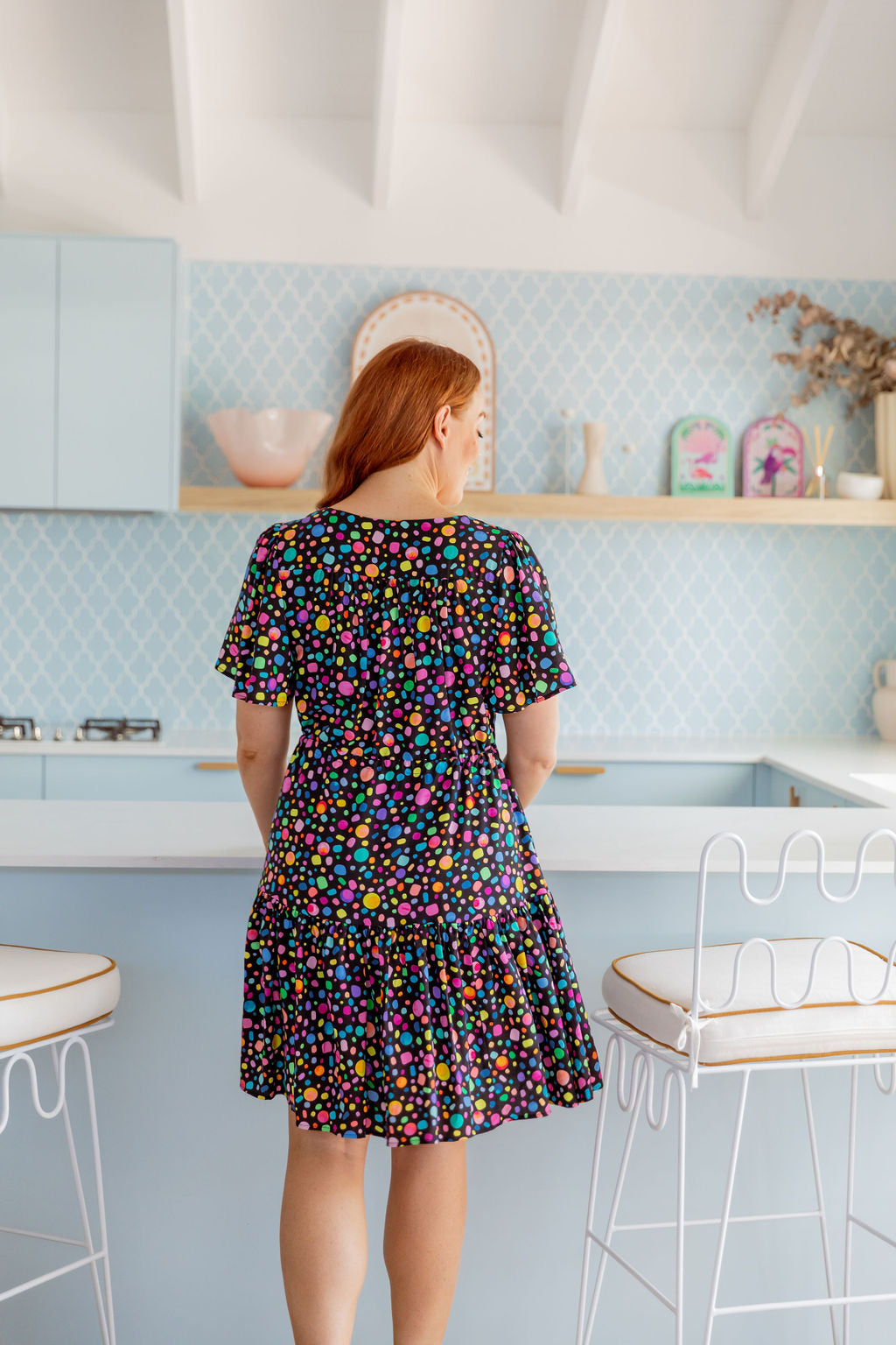 Esmae Dress in Black Pebble by Kasey Rainbow