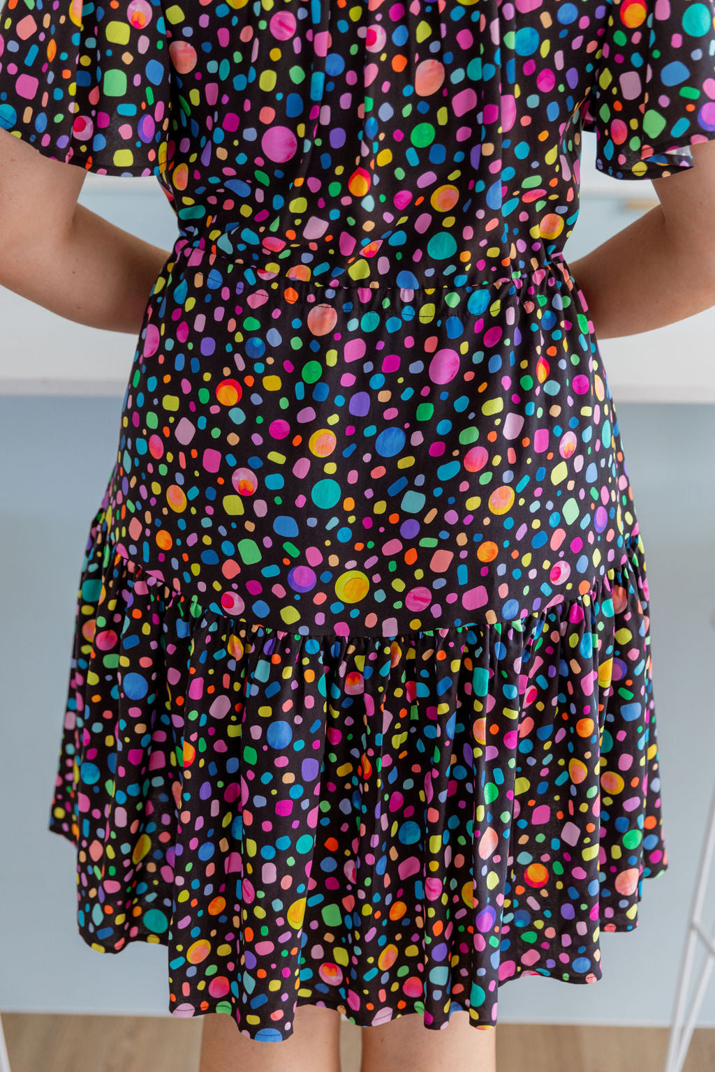 Esmae Dress in Black Pebble by Kasey Rainbow