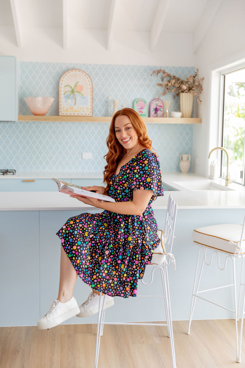 Esmae Dress in Black Pebble by Kasey Rainbow