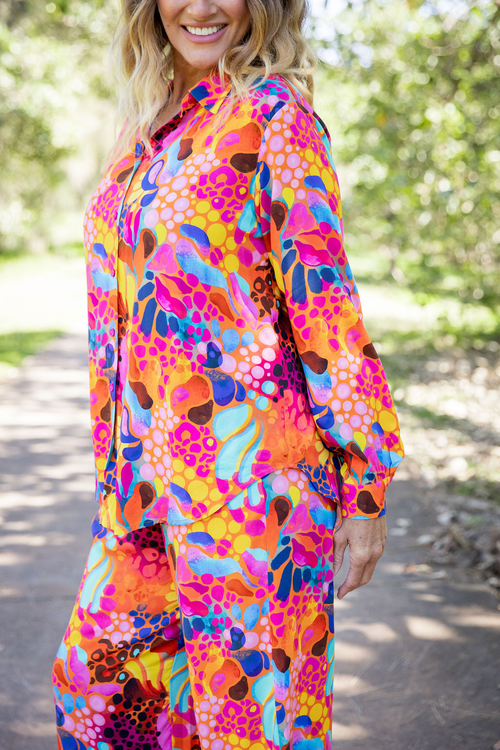 Lana Shirt in Outback Safari by Kasey Rainbow