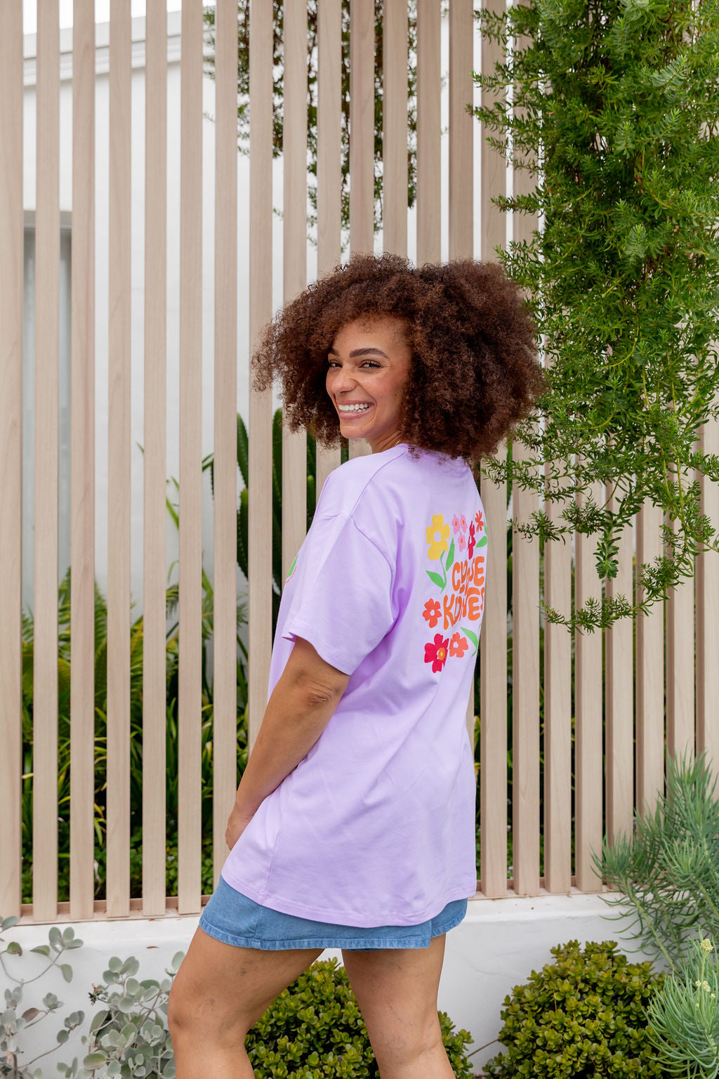 Choose Kindness Tee in Pastel Lilac