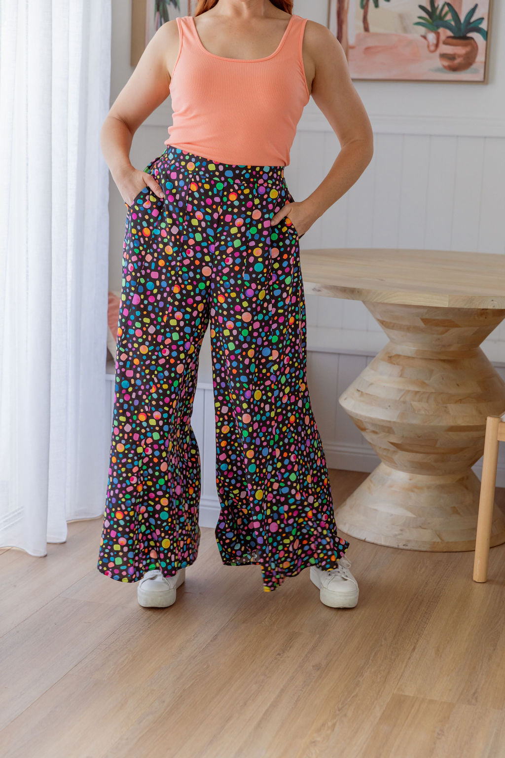 Zelda Pants in Black Pebble by Kasey Rainbow