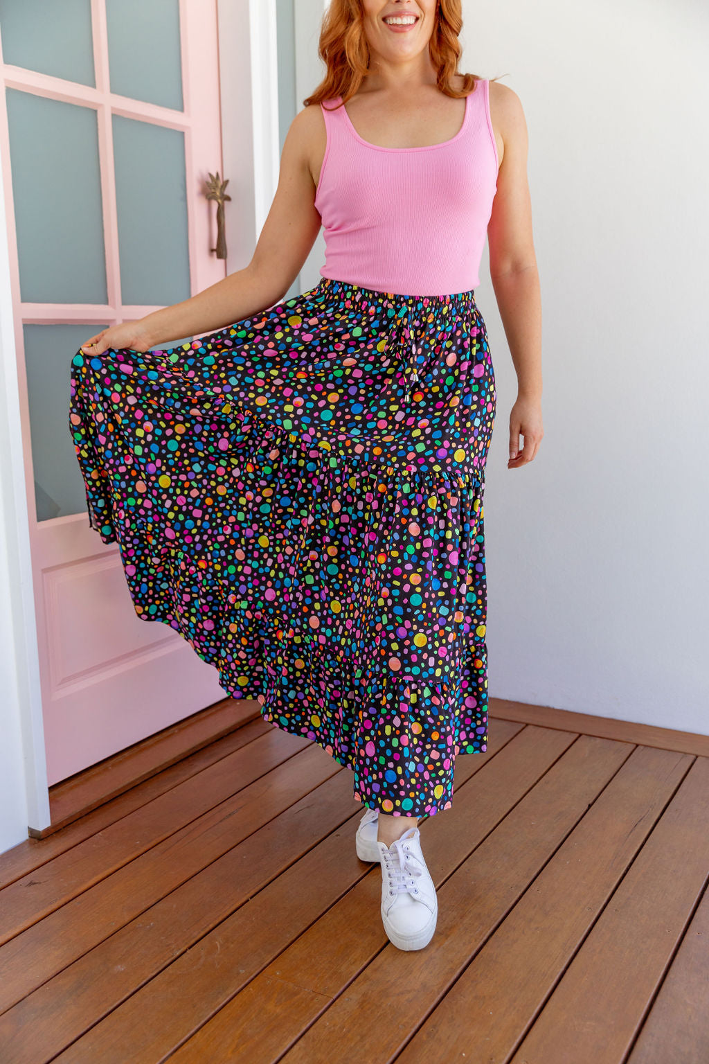 Carrie Skirt in Black Pebble by Kasey Rainbow