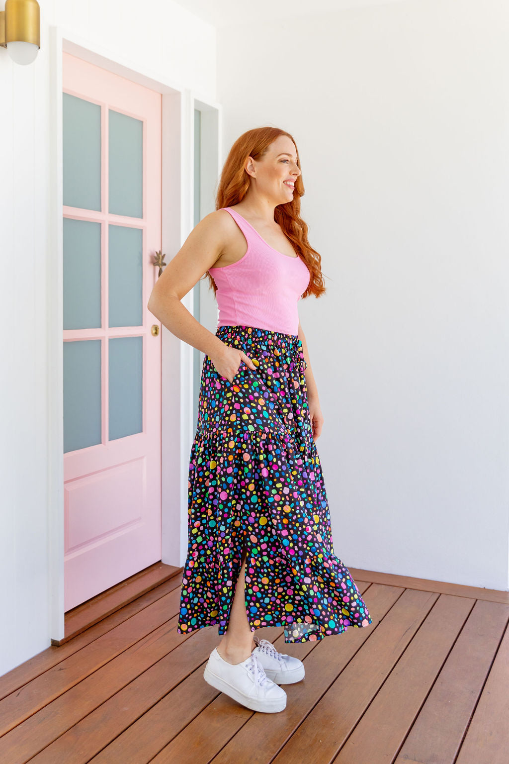 Carrie Skirt in Black Pebble by Kasey Rainbow