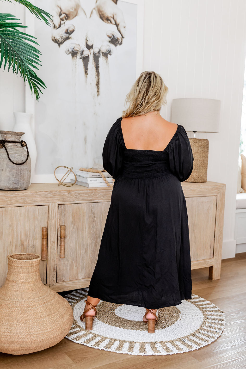 Pippa Cut Out Dress in Black