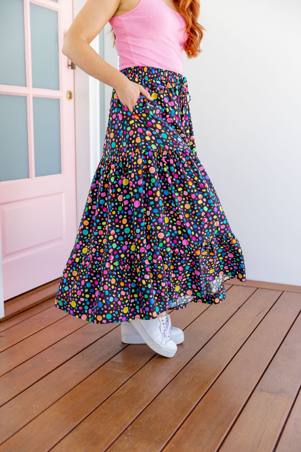Carrie Skirt in Black Pebble by Kasey Rainbow