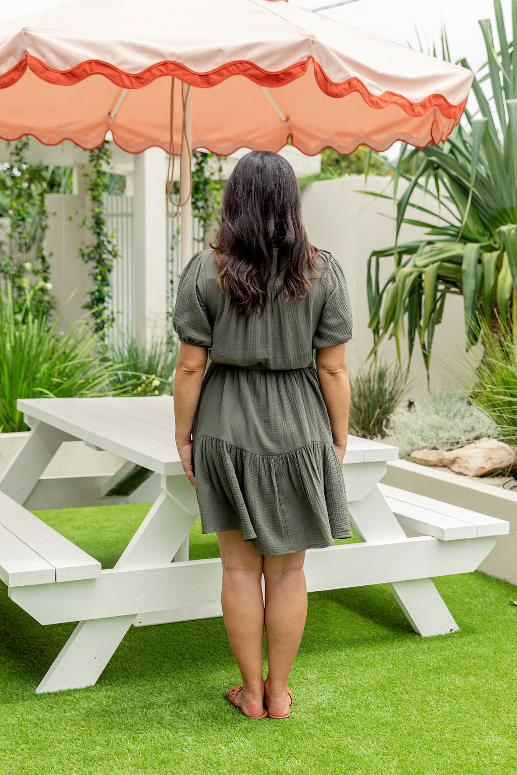 Mali Dress in Khaki
