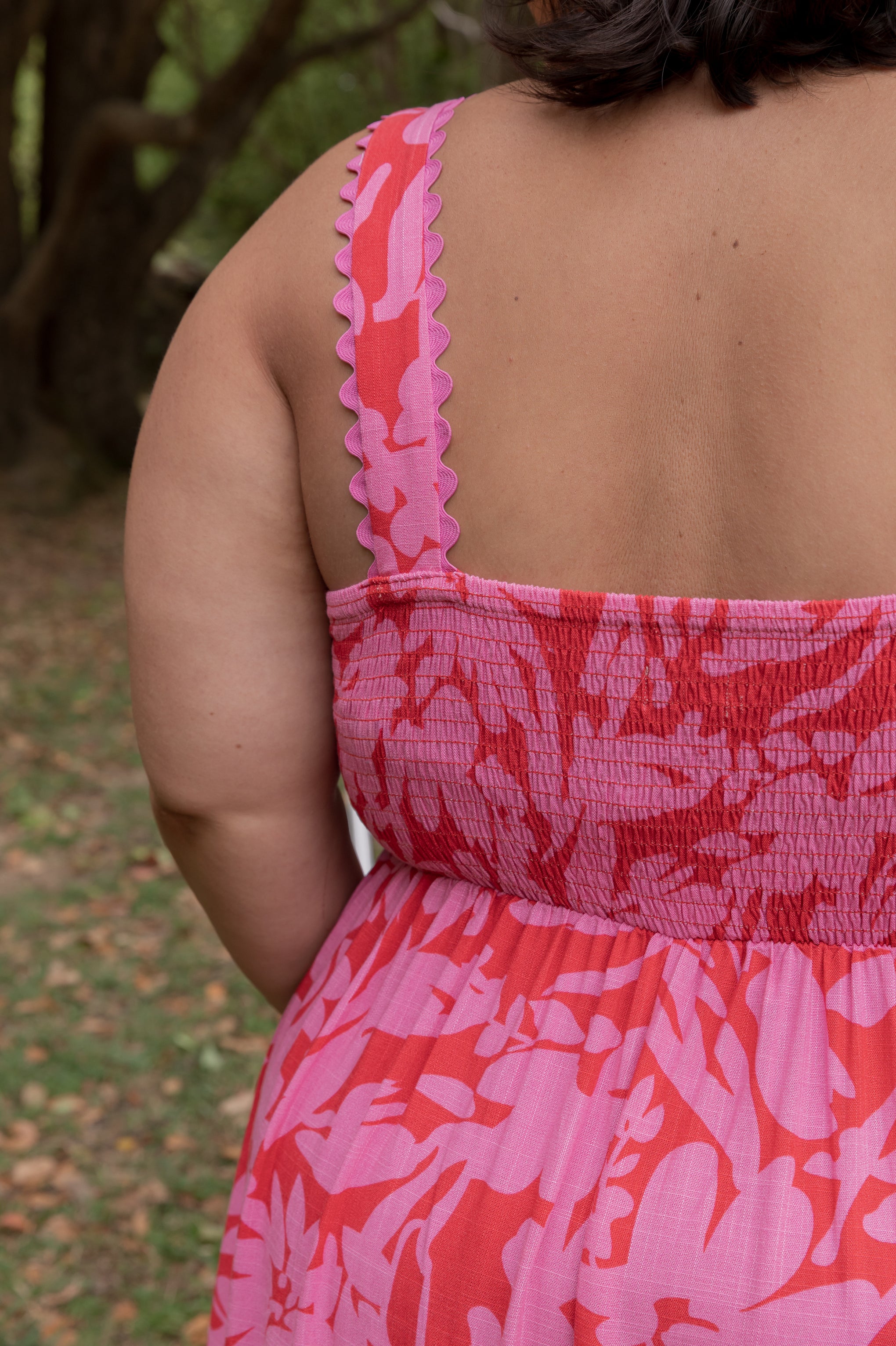 Angel Midi Dress in Fiesta