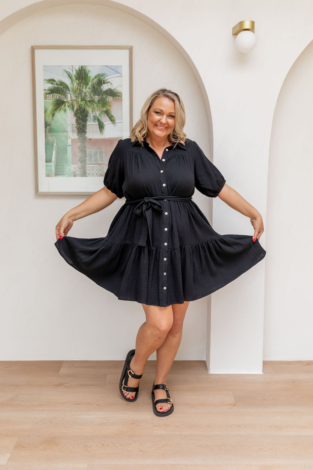 Mali Dress in Black
