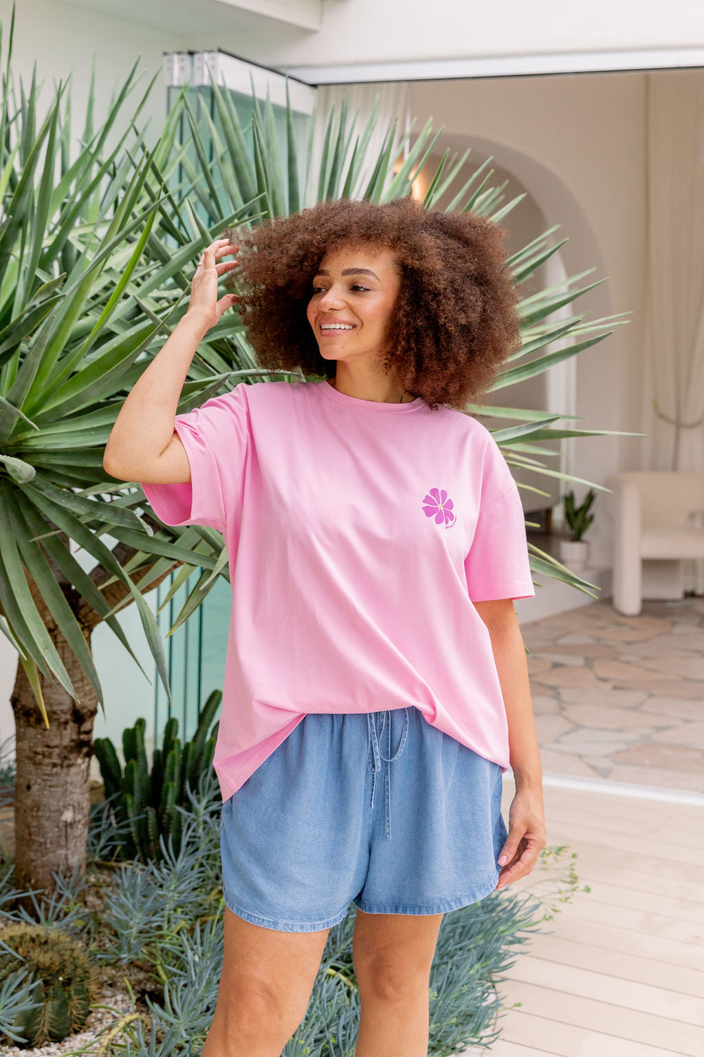 Make it Happen Tee in Sherbet