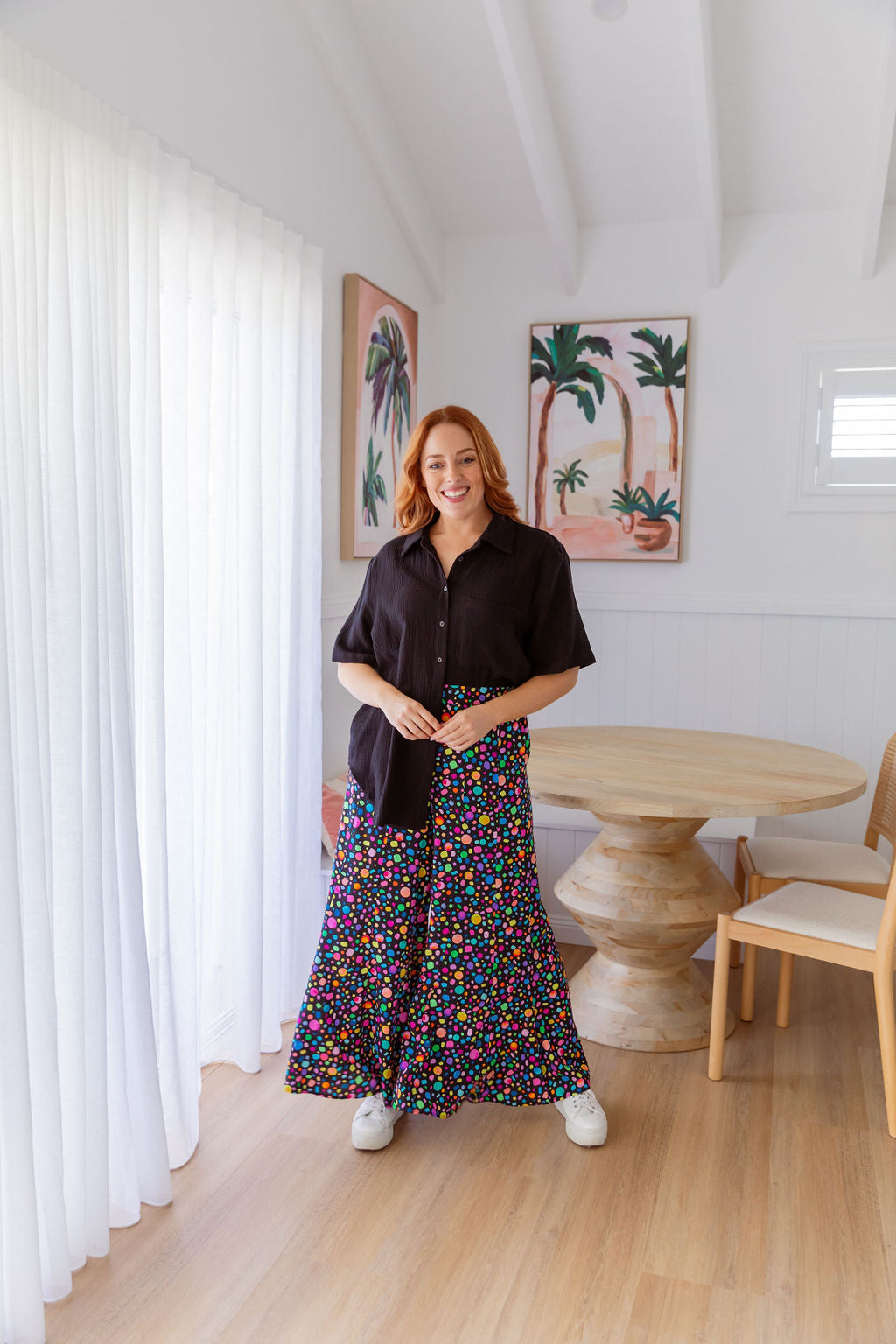 Zelda Pants in Black Pebble by Kasey Rainbow