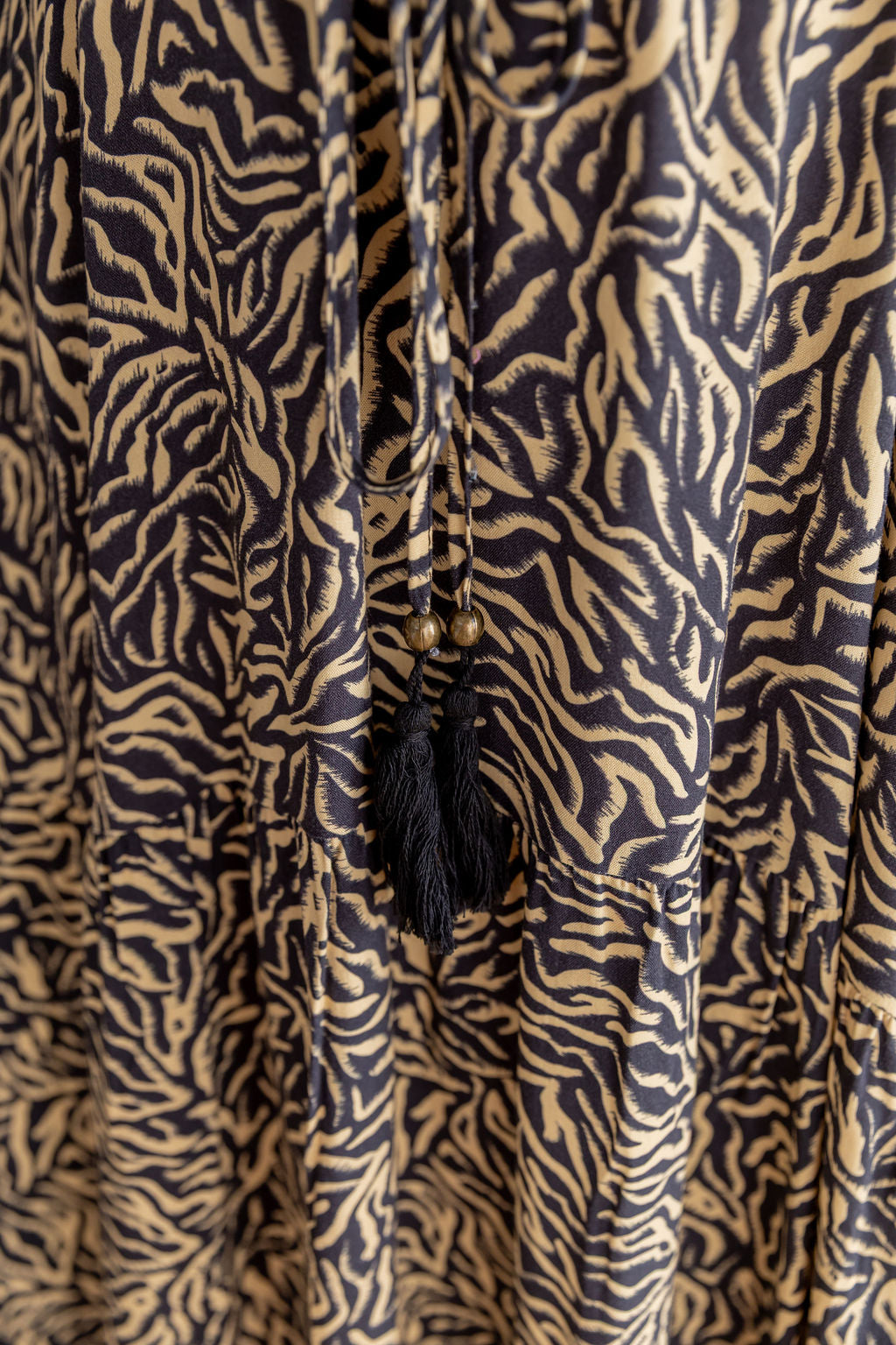 Addison Maxi Dress in Zebra