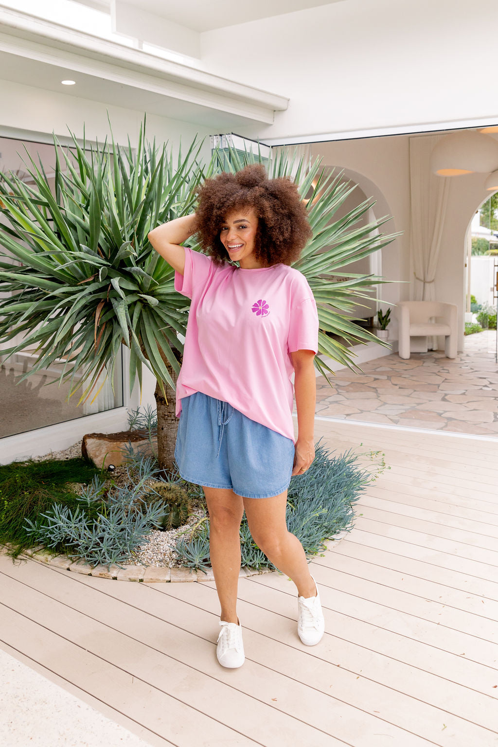 Make it Happen Tee in Sherbet