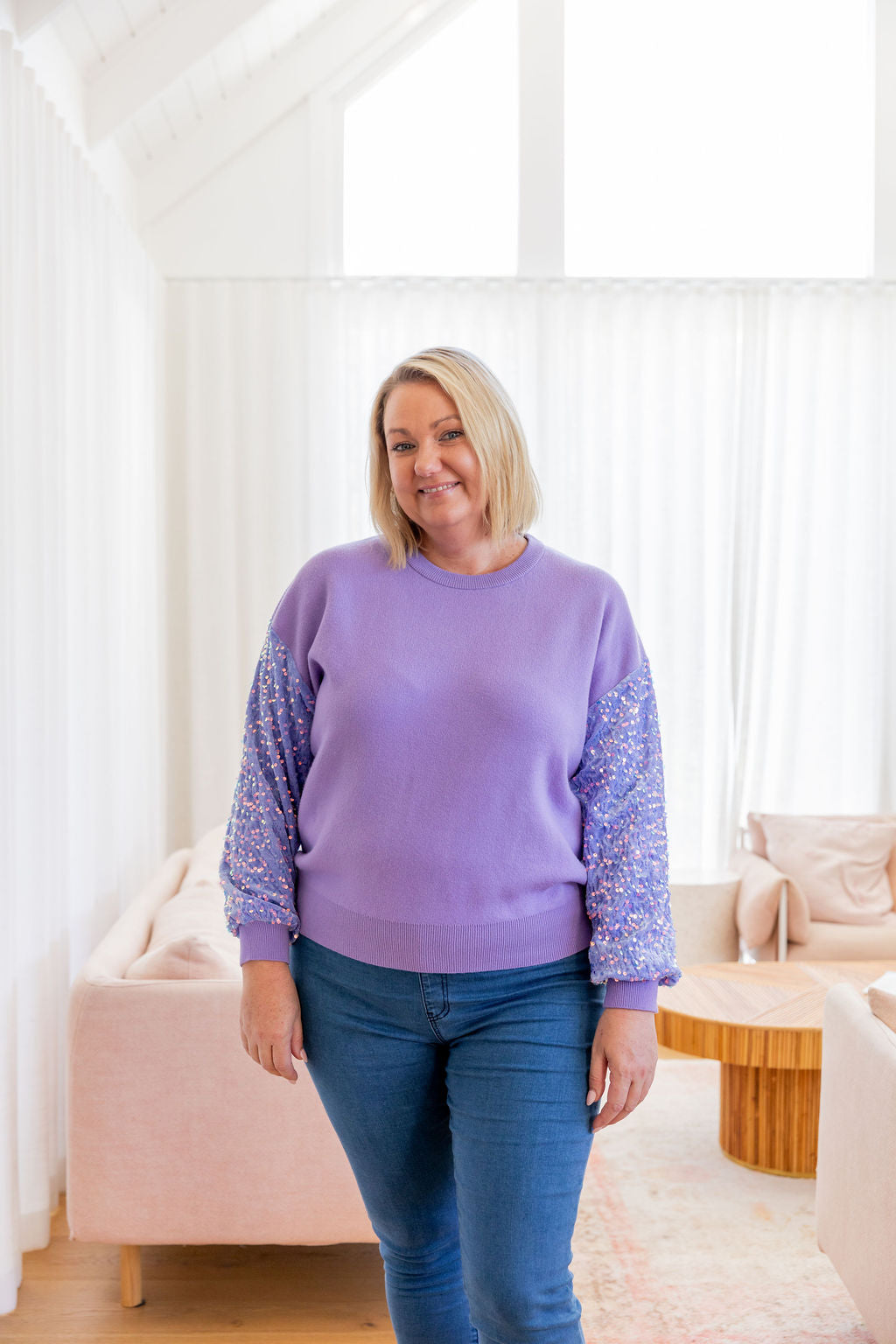 Glam Knit in Lilac