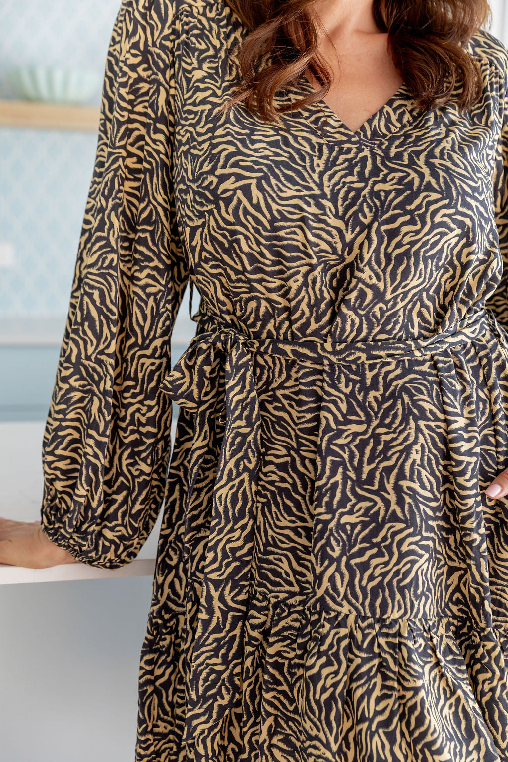 Jessica Party Dress in Zebra