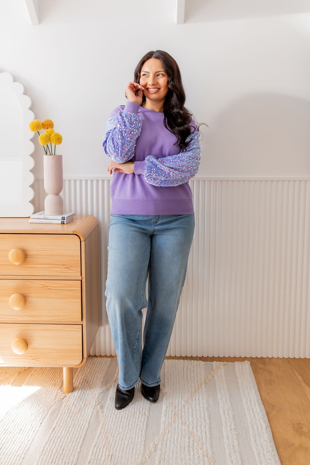Glam Knit in Lilac