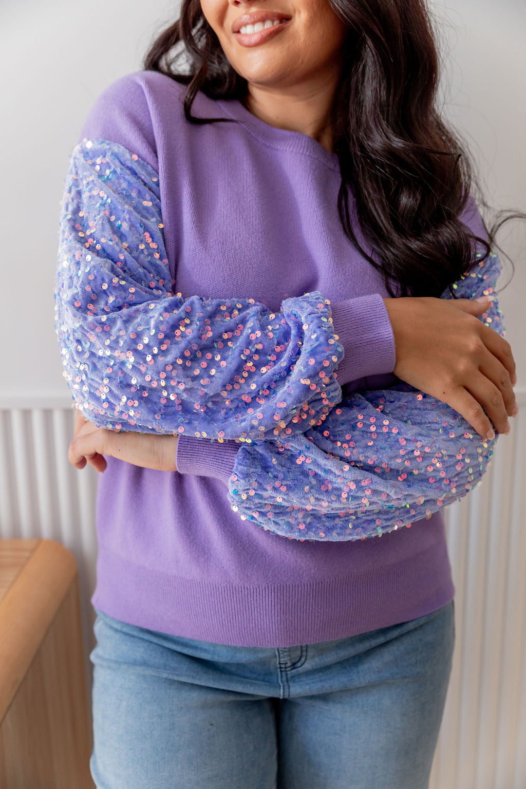 Glam Knit in Lilac