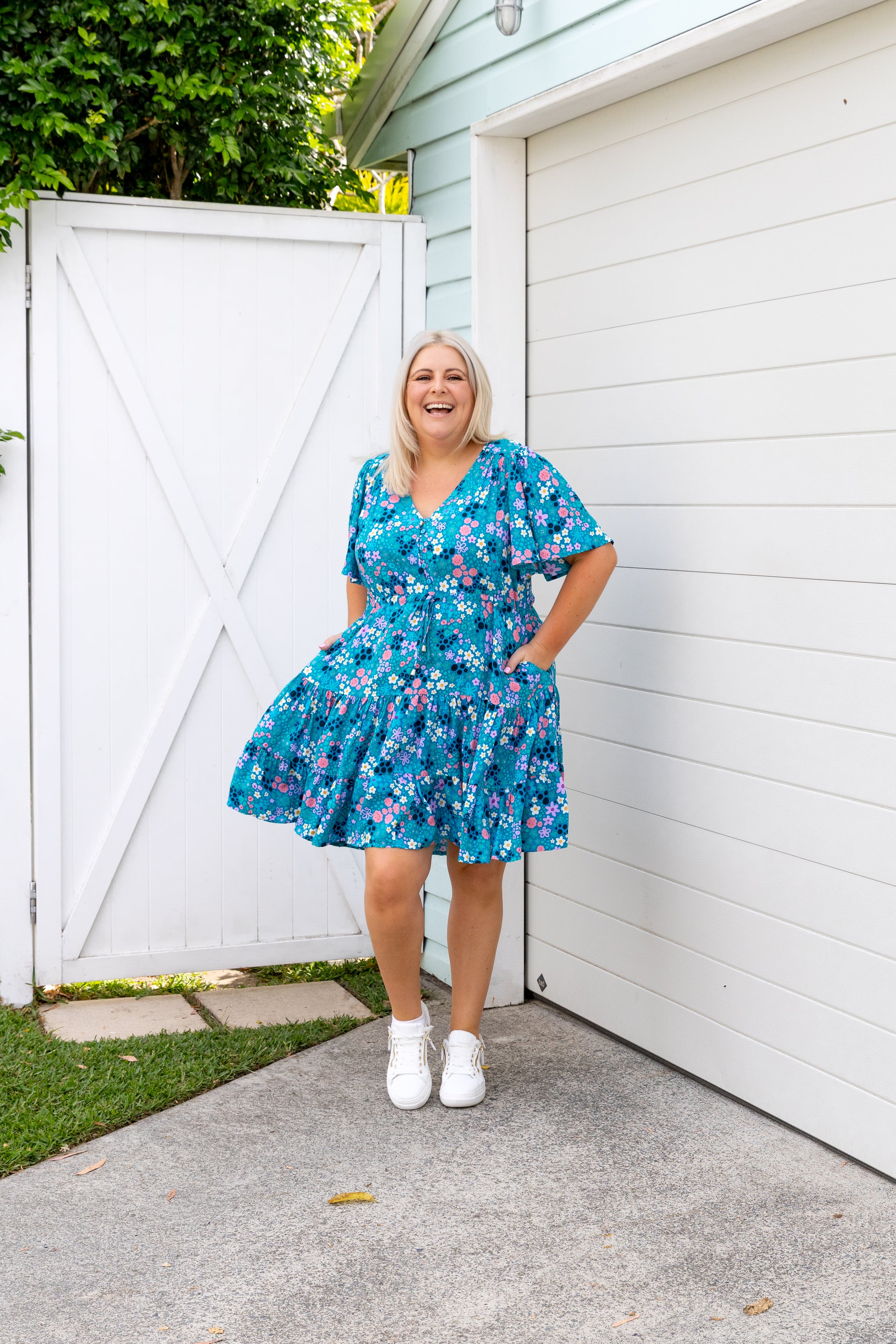 Charlie Dress in Itsy Bitsy by Kasey Rainbow