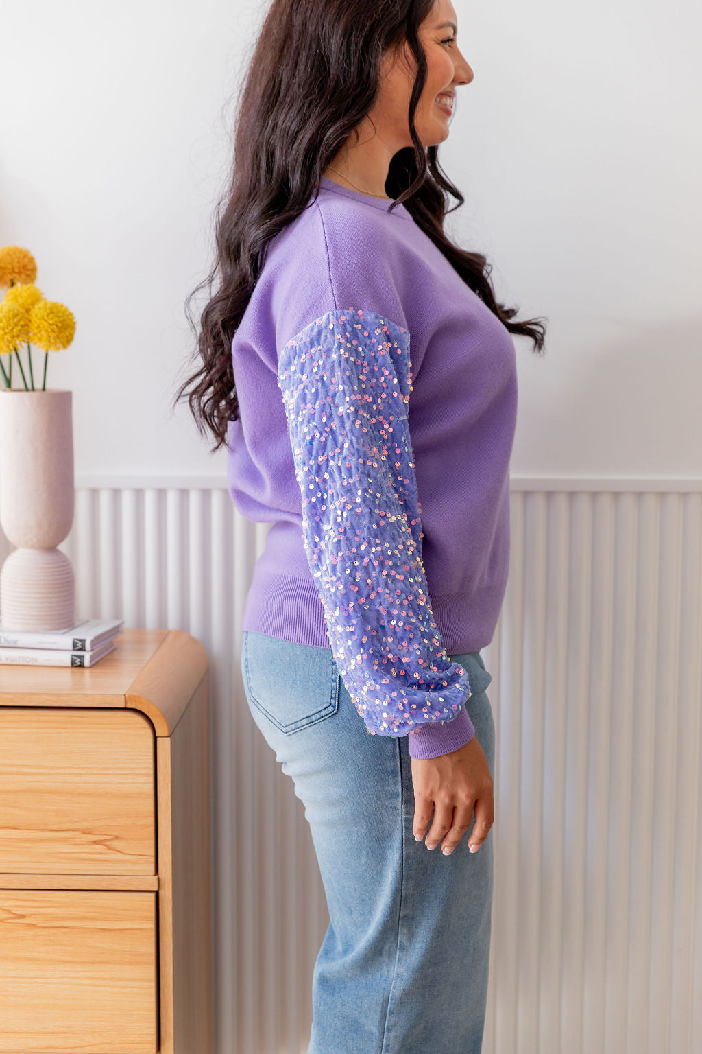 Glam Knit in Lilac